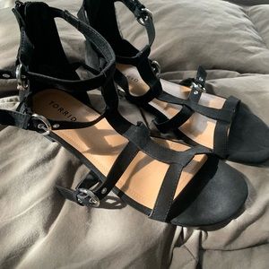 Torrid black gladiator sandals